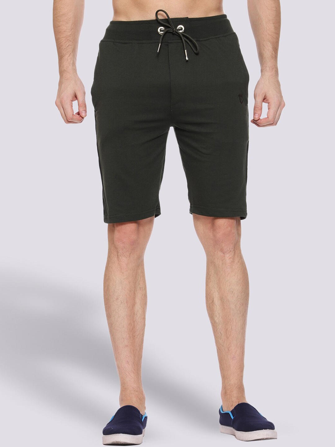 

Mark Leute Men Green Sports Shorts