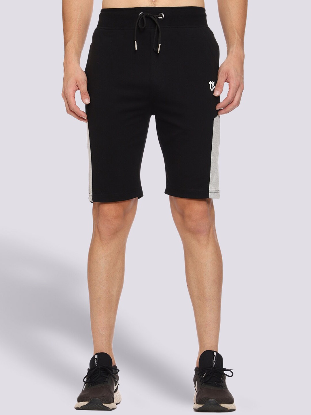 

Mark Leute Men Black Sports Shorts