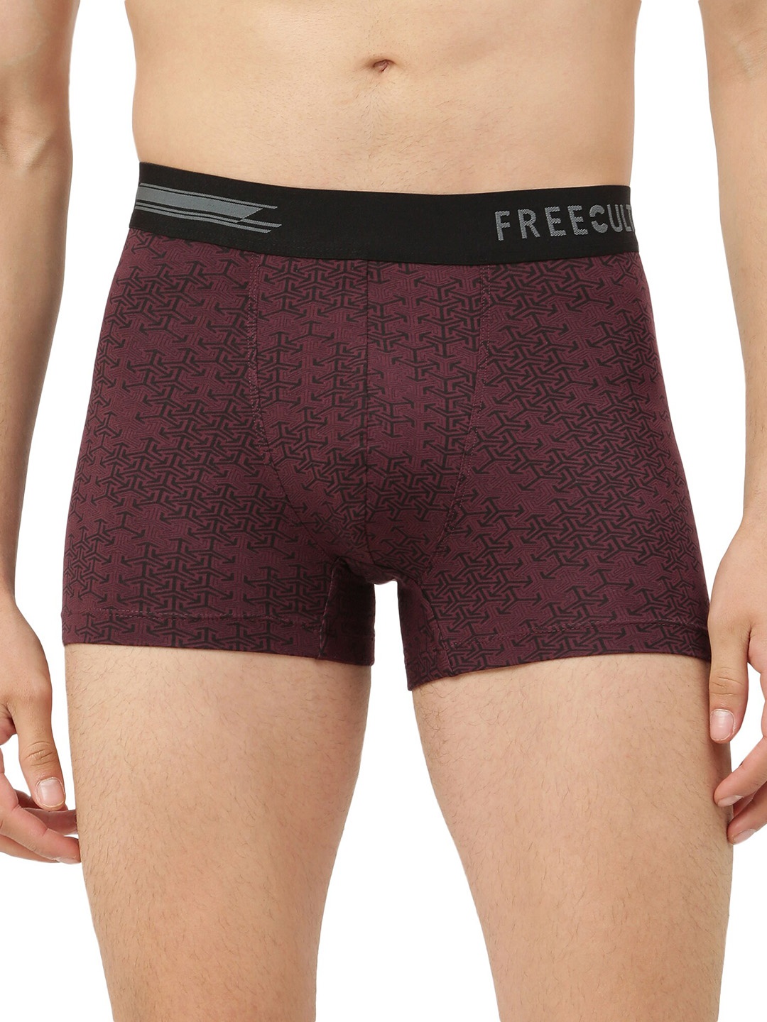

FREECULTR Men Purple Printed Trunk