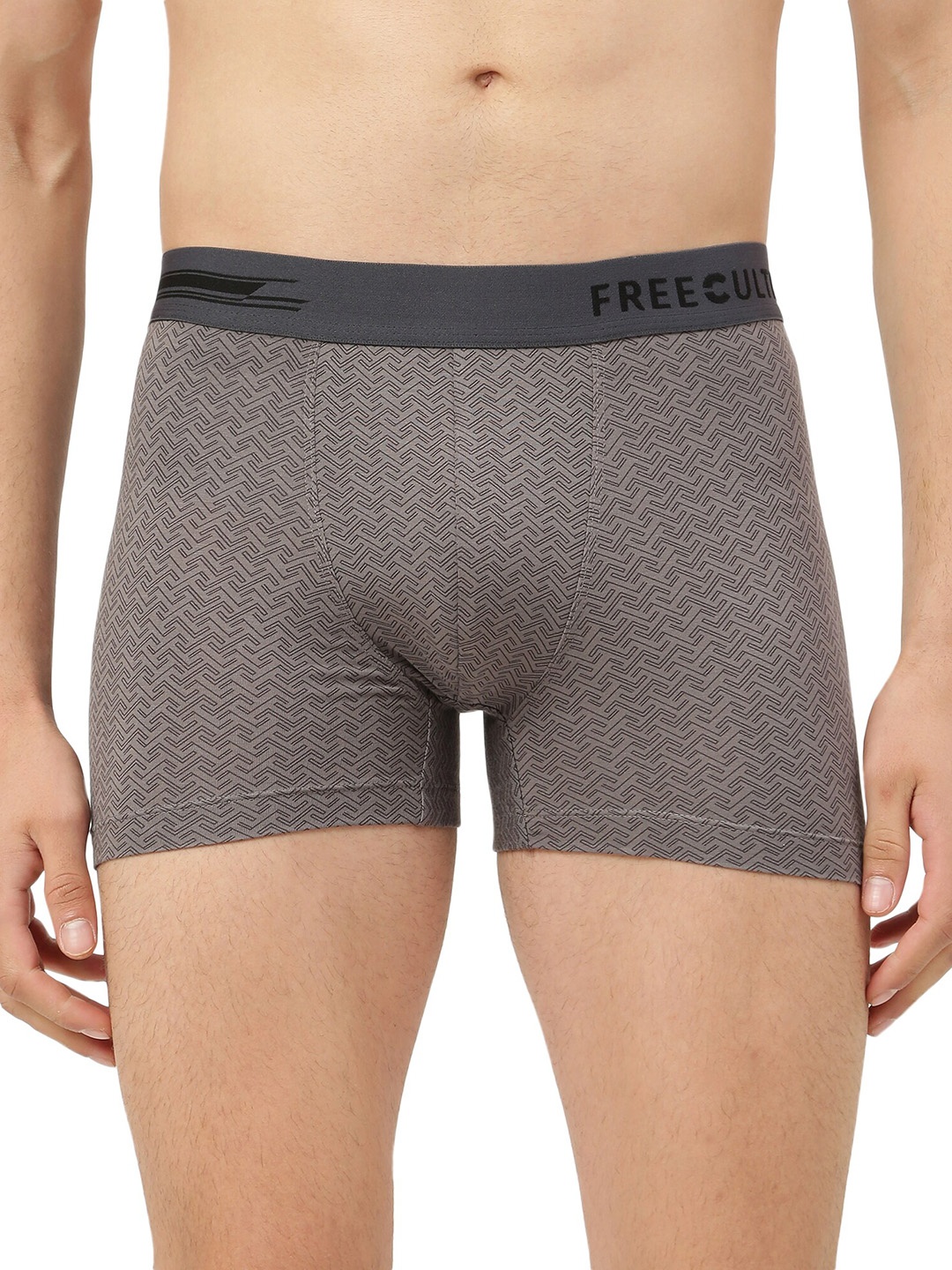 

FREECULTR Men Grey Printed Anti Bacterial Trunk