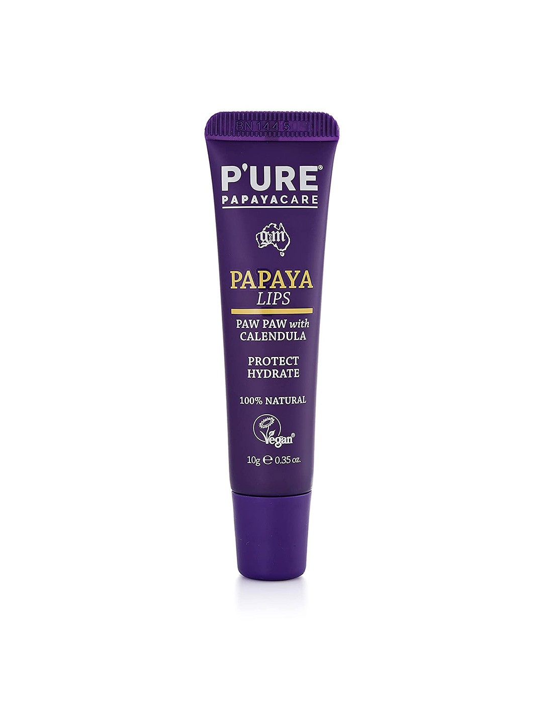 

PURE PAPAYACARE Project Hydrate Papaya Lip Balm with Calendula - 10g, Purple