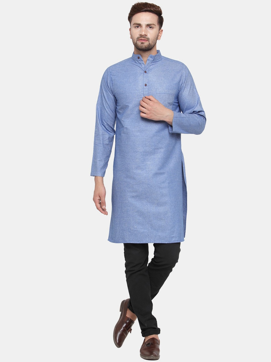 

Sayesha Men Blue Kurta