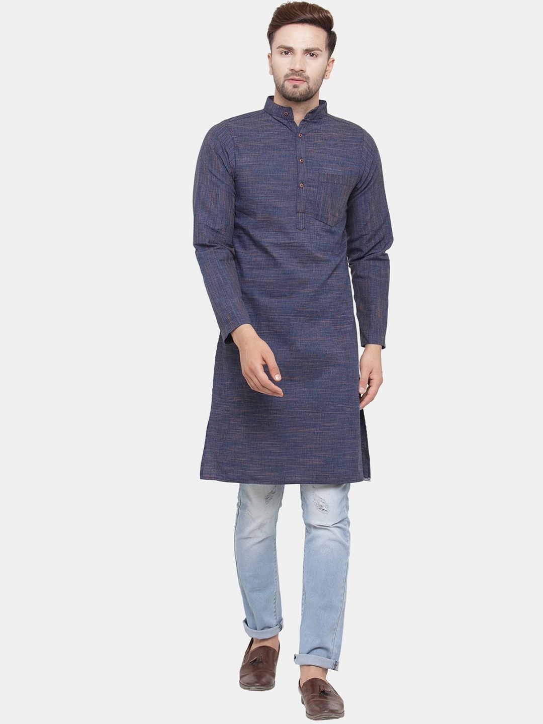 

Sayesha Men Purple Kurta