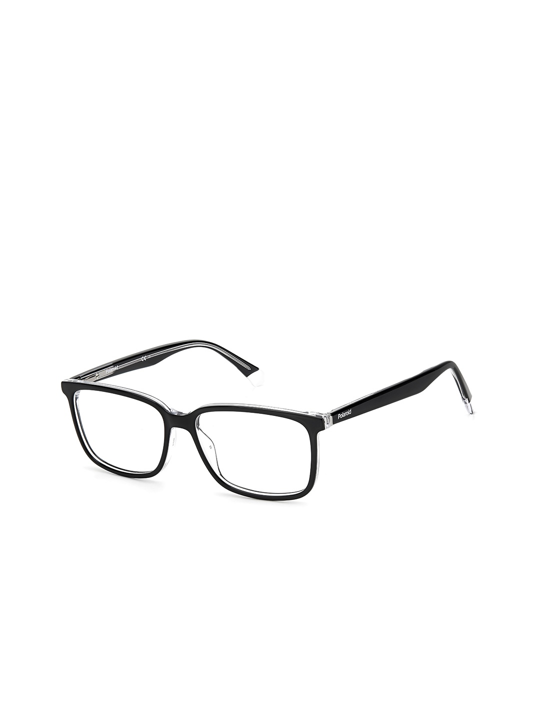 

Polaroid Men Clear Lens & Black Square Sunglasses