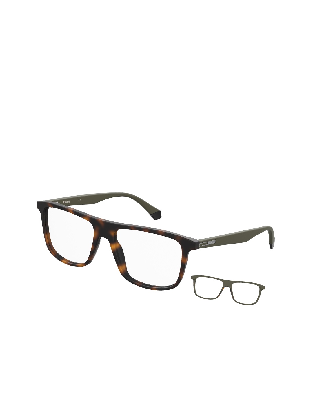 

Polaroid Men Clear Lens & Green Other Sunglasses