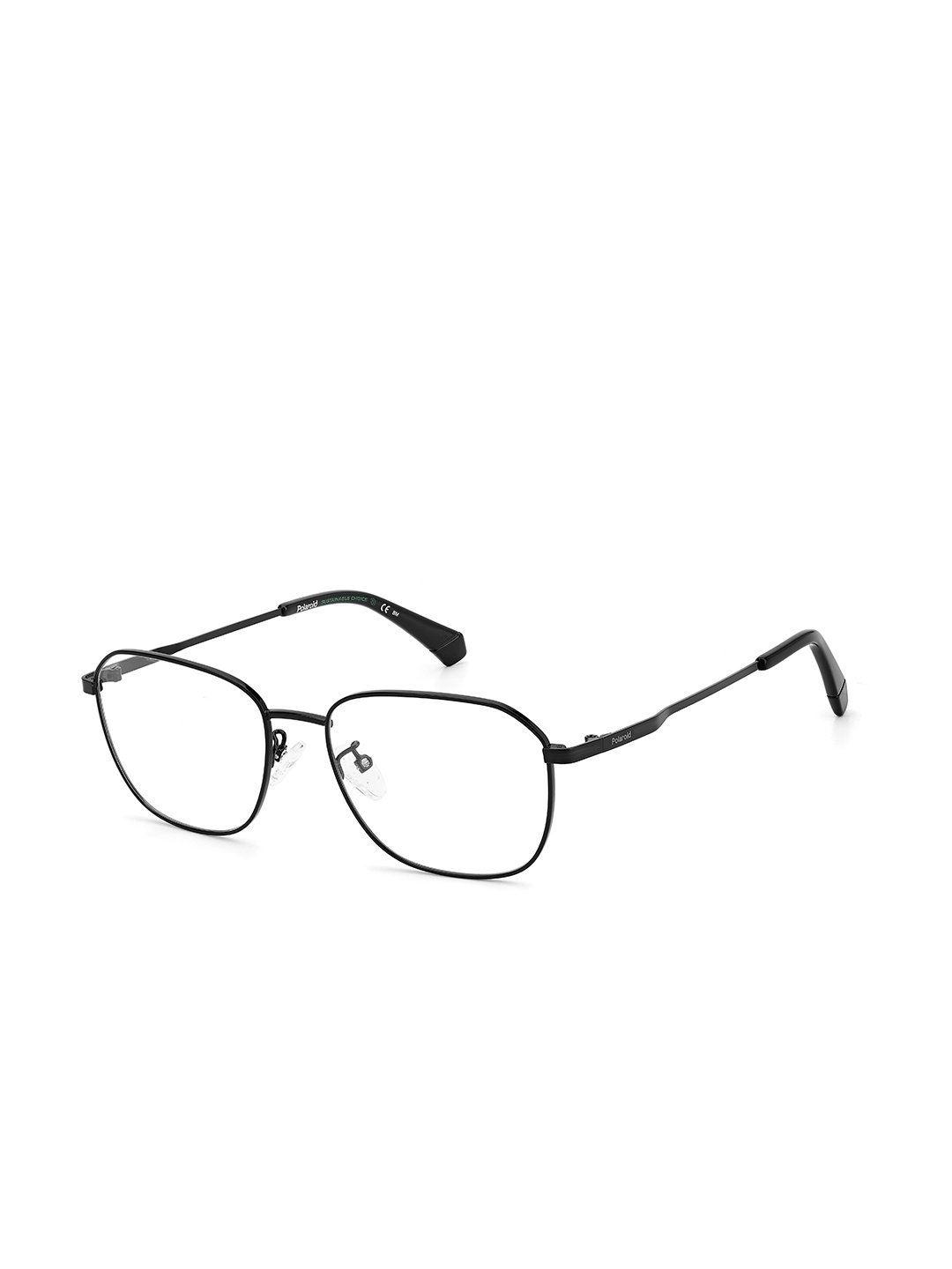 

Polaroid Men Clear Lens & Black Square Sunglasses