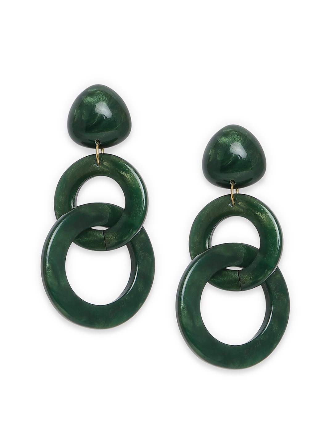 

20Dresses Green Contemporary Drop Earrings