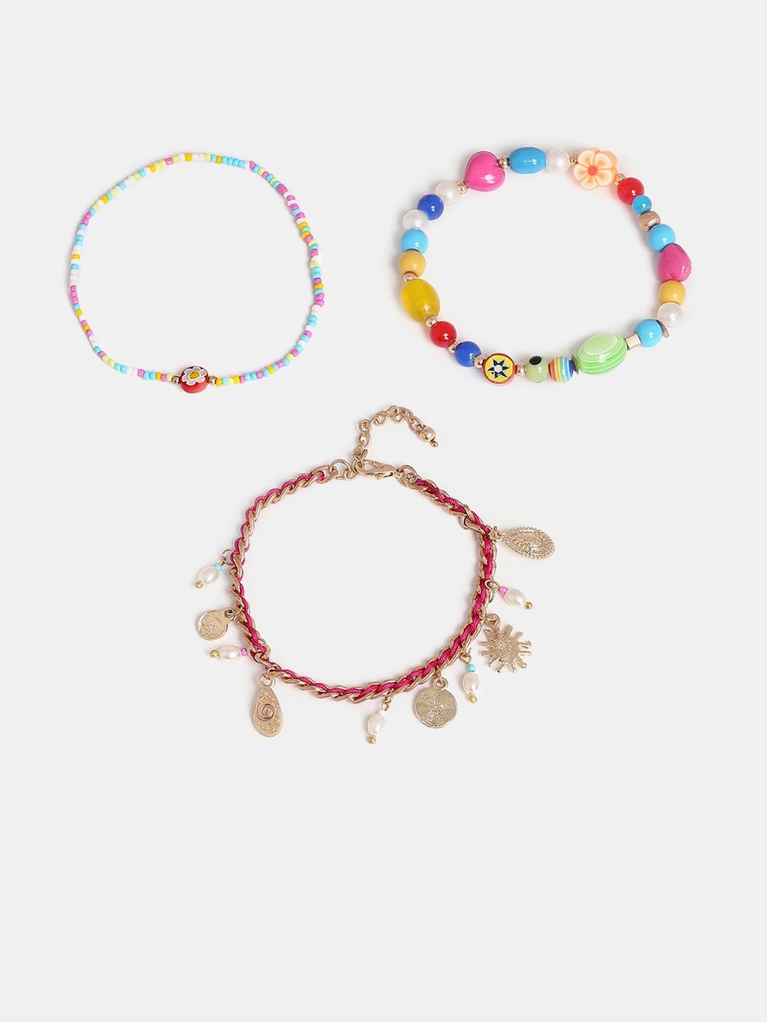 

20Dresses Women Red & Blue Pack of 3 Bracelet