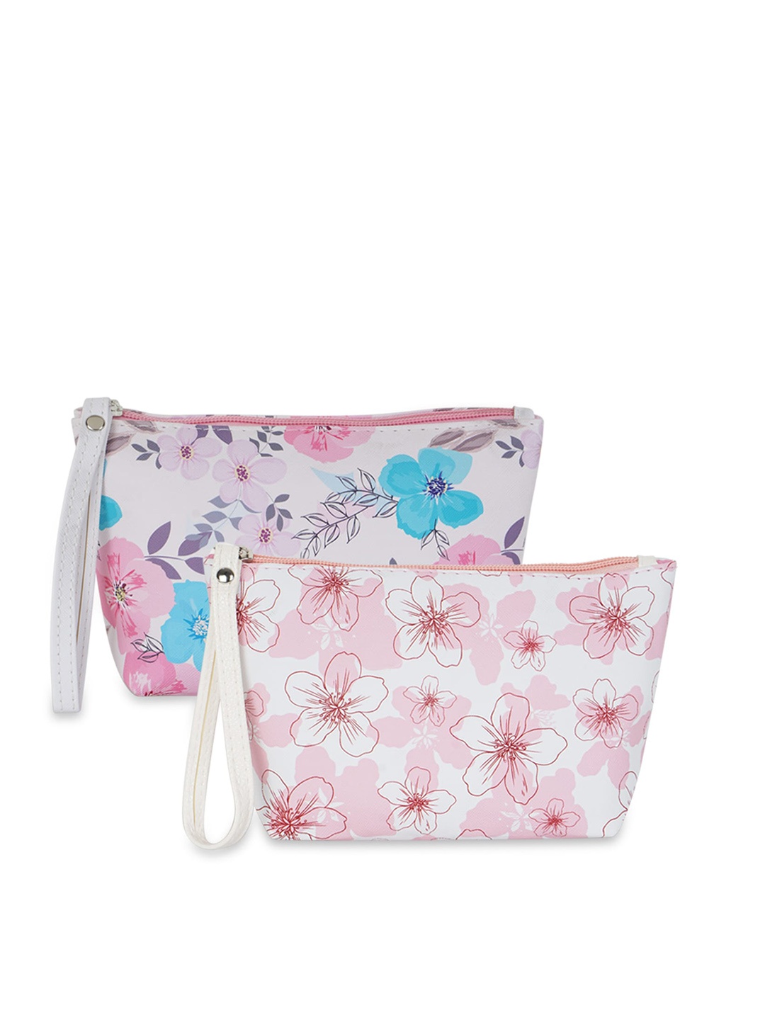 

NFI essentials Women Pink & Peach Printed Pack Of 2 Travel Accessory