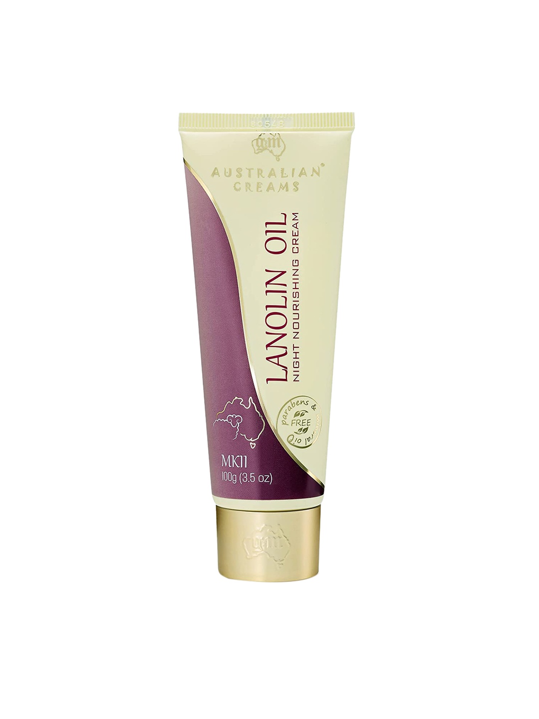 

g and m AUSTRALIAN CREAMS Lanolin Oil Night Nourishing Cream MKII - 100 g, Beige