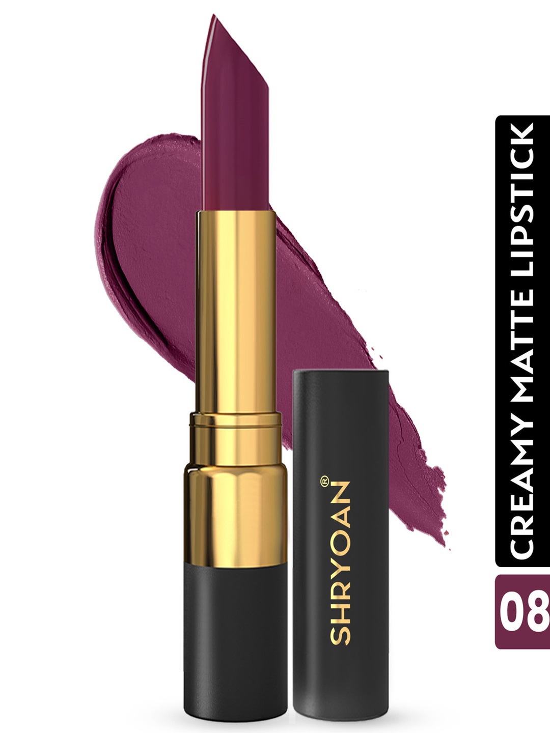 

SHRYOAN Intensely Pigmented Luxurious Free Soul Matte Lipstick - Royal, Maroon