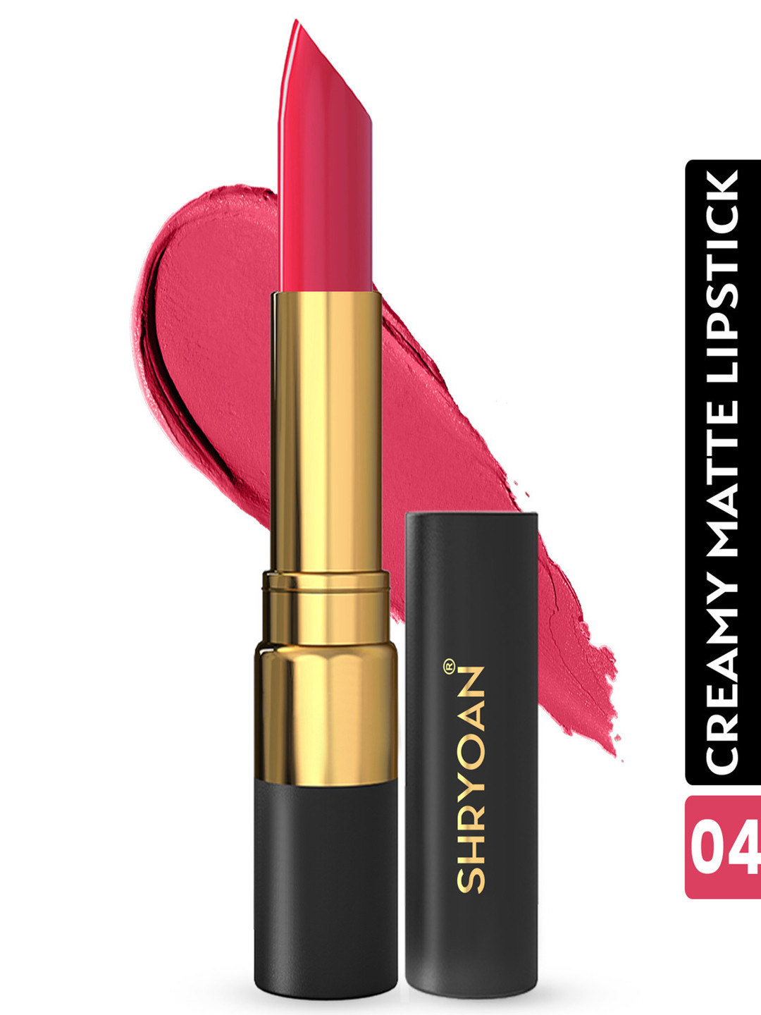 

SHRYOAN Intensely Pigmented Luxurious Free Soul Matte Lipstick - Pinky, Pink
