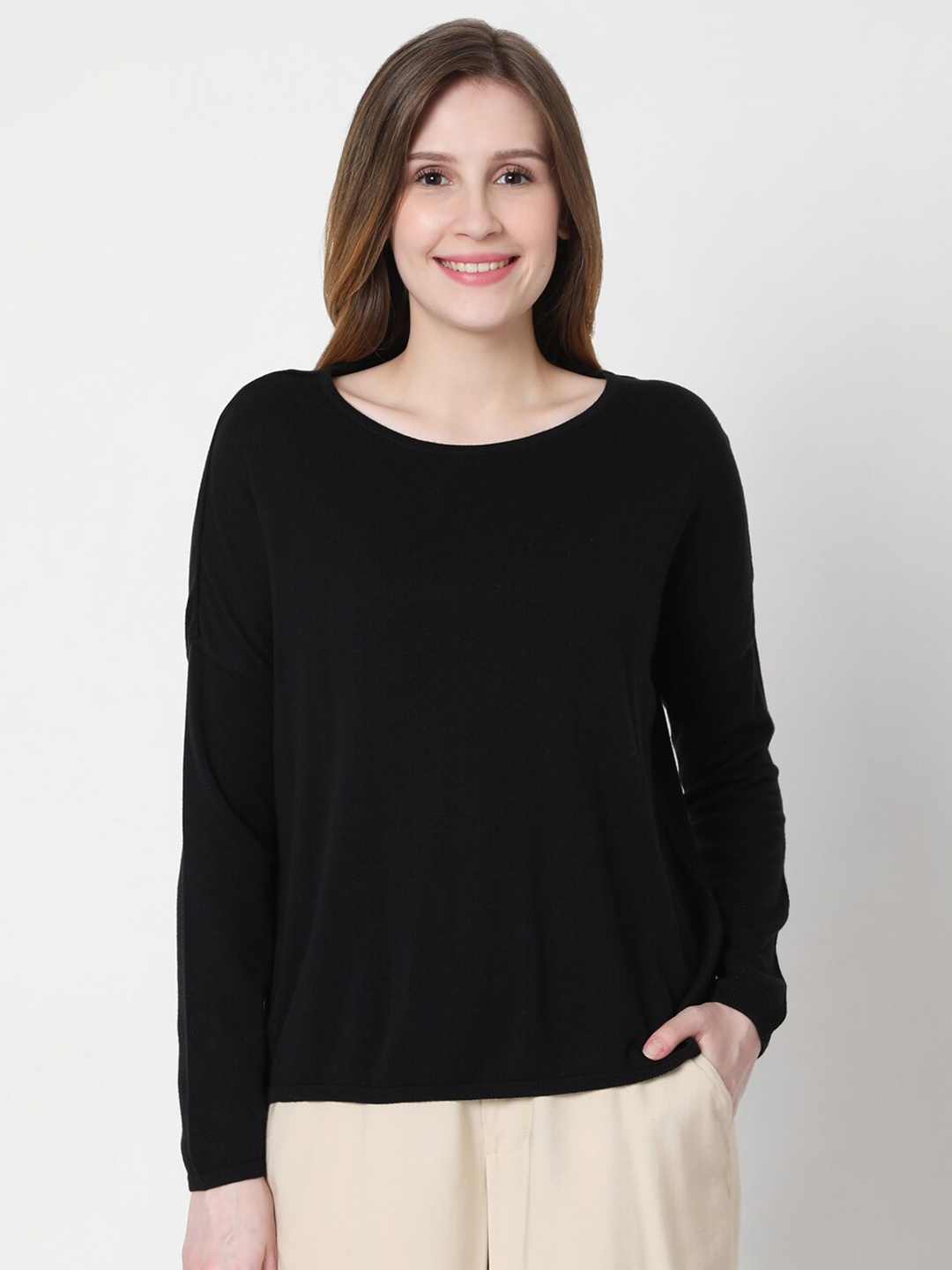 

Vero Moda Women Black Pullover