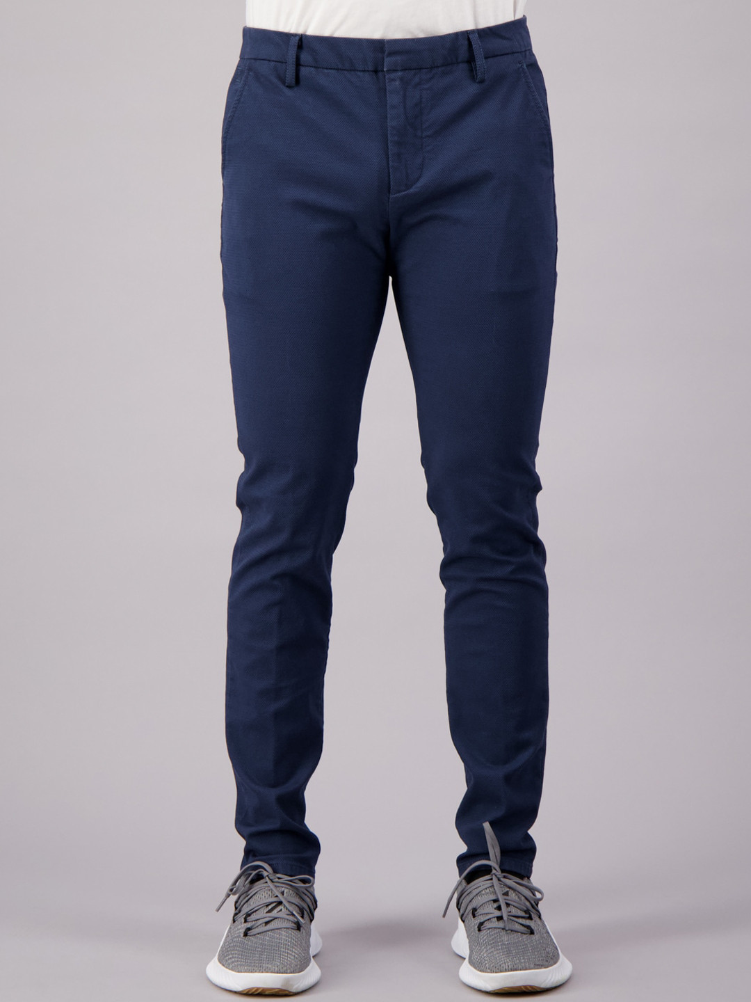 

FREESOUL Men Blue Slim Fit Trousers