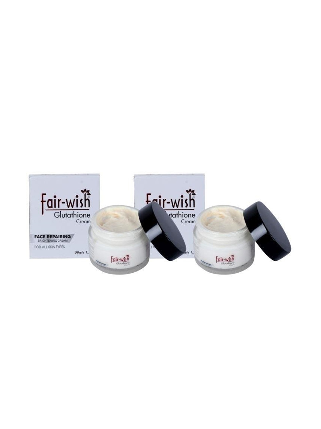 

Fair Wish Set of 2 Glutathione Repairing Brightening Face Cream - 50g each, White