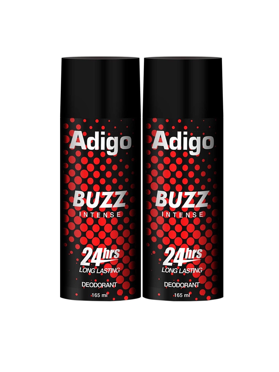 

Adigo Men Set Of 2 Buzz Deodorant 165ml, Transparent