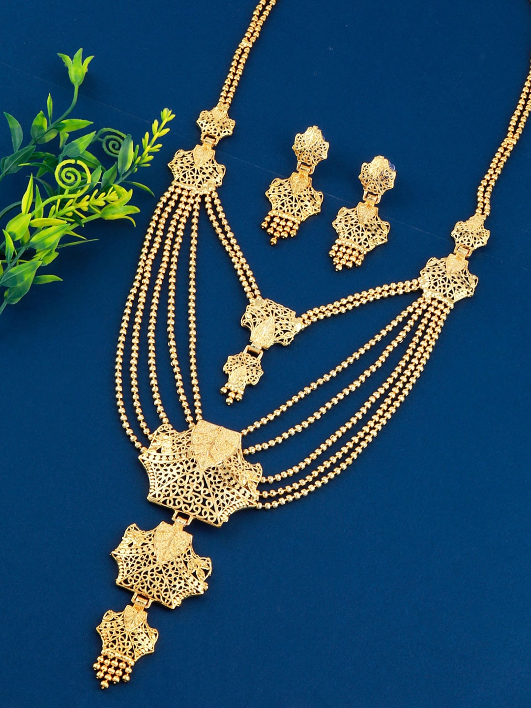 

Silver Shine Gold-Plated Jewellery Set