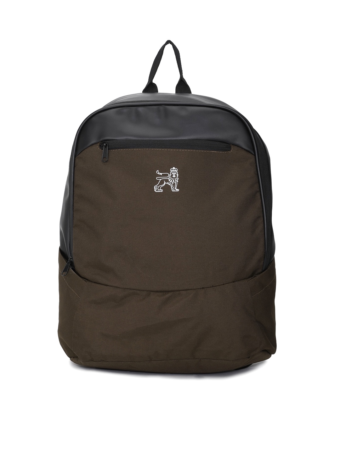 

Van Heusen Men Brown Brand Logo Backpack