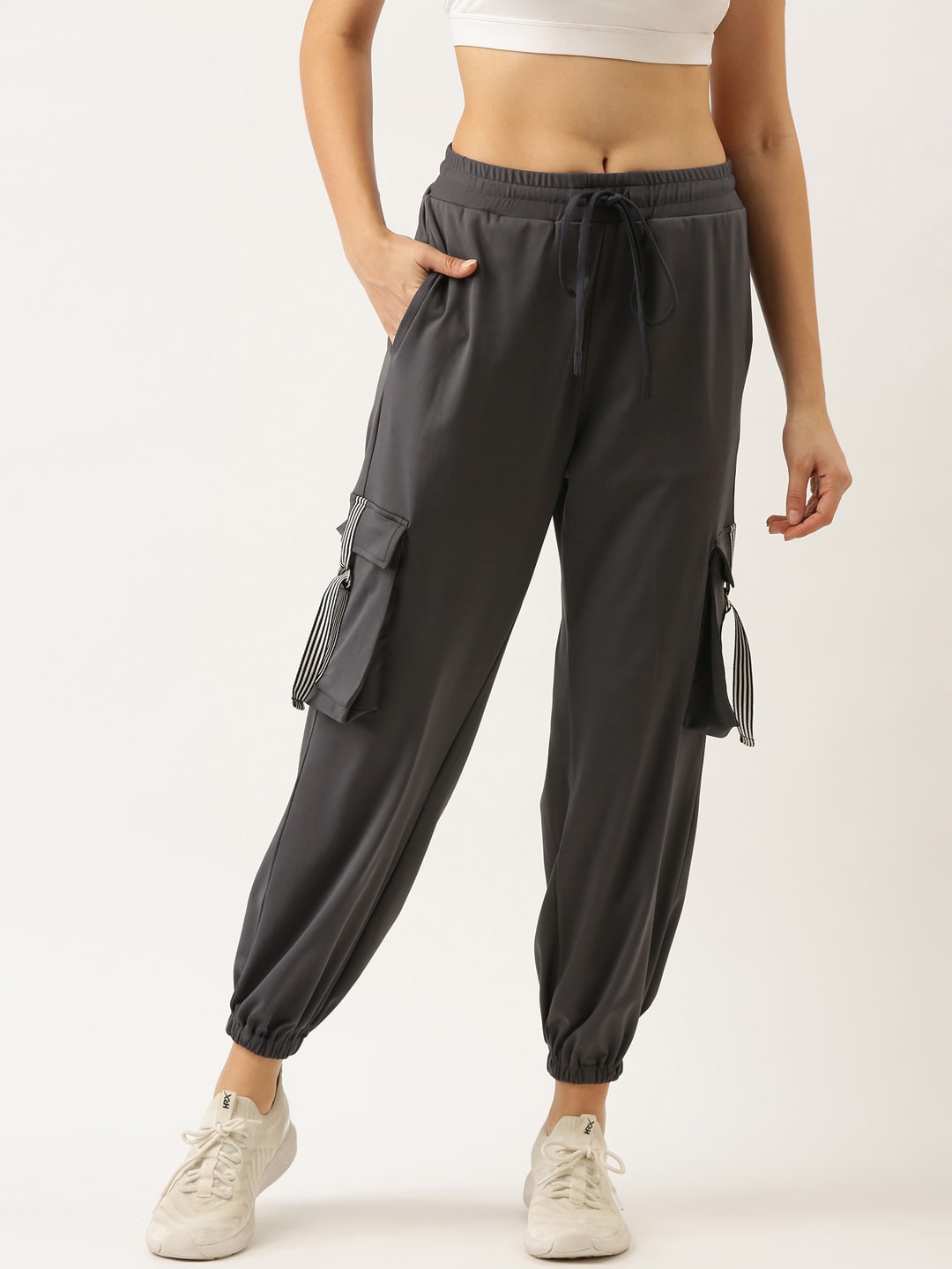 

Bannos Swagger Women Grey Solid Joggers