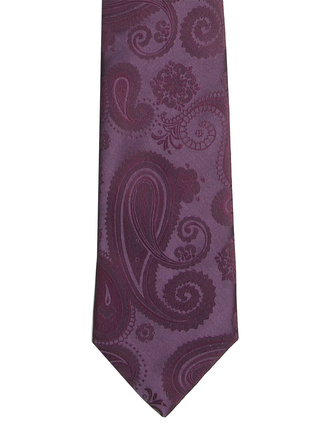 

Calvadoss Men Purple Woven Design Broad Tie
