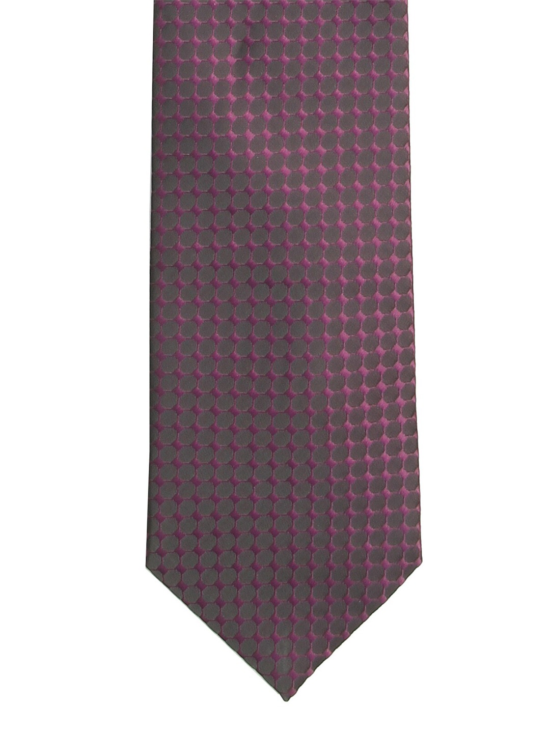 

Calvadoss Men Purple & Black Checked Broad Tie