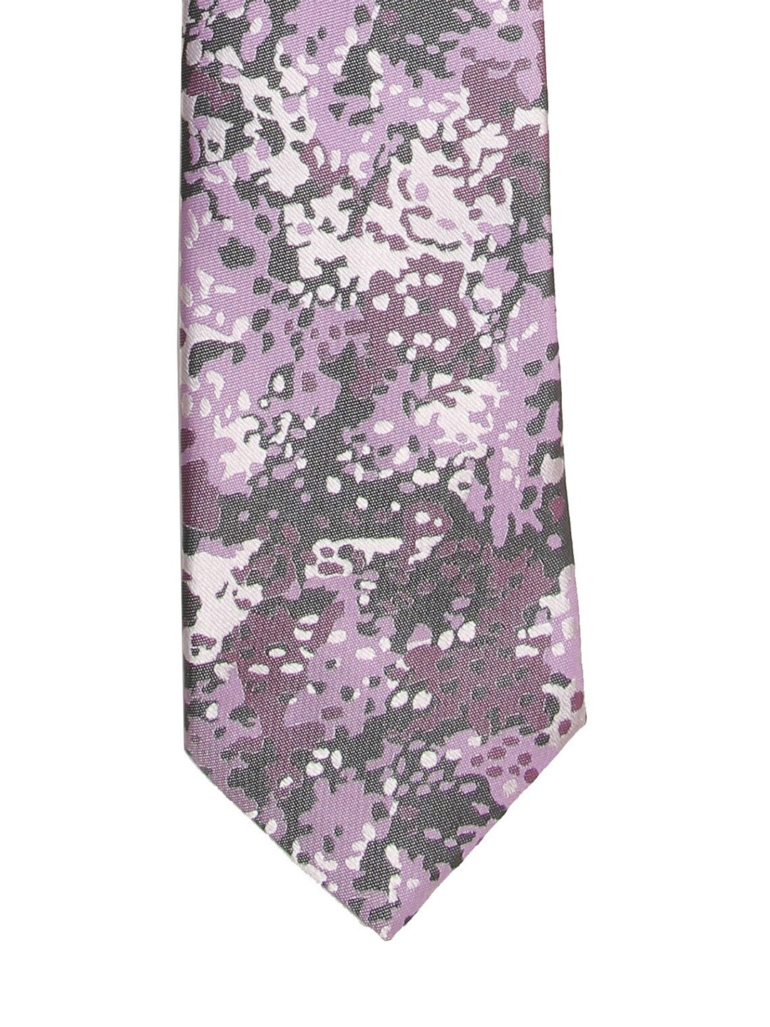 

Calvadoss Men Purple & White Woven Design Broad Tie