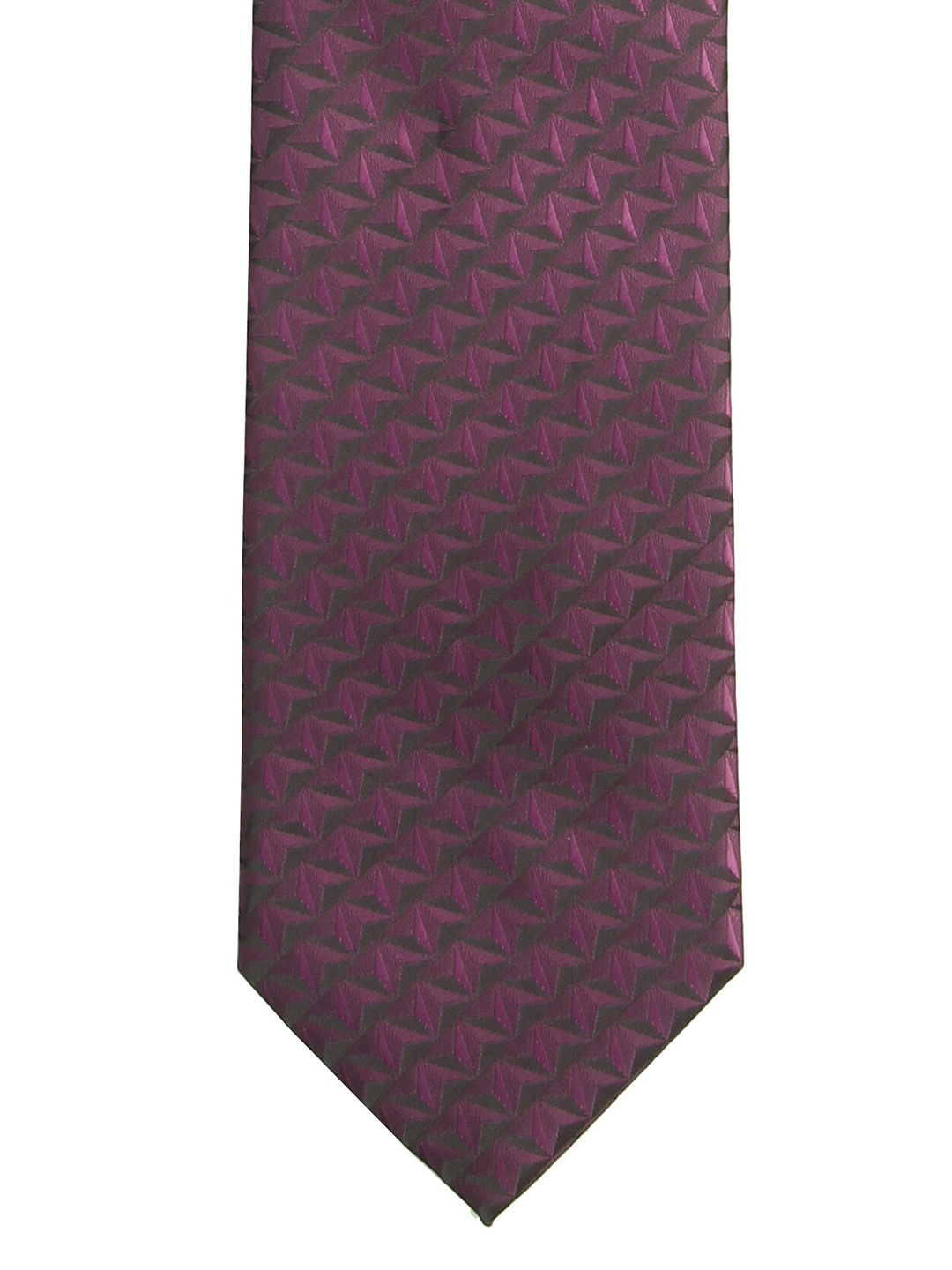

Calvadoss Men Purple & Black Woven Design Broad Tie