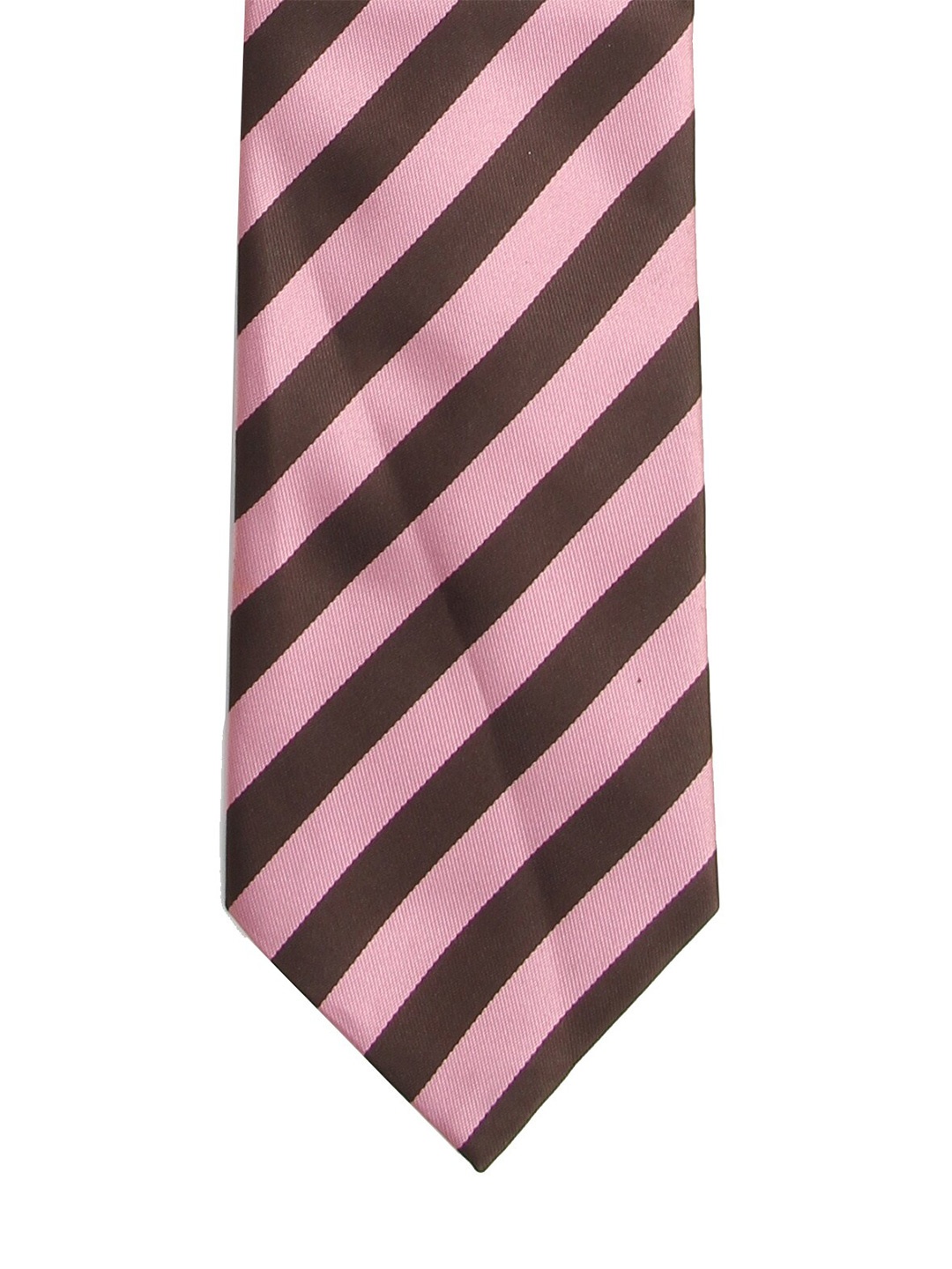 

Calvadoss Men Purple & Brown Striped Broad Tie