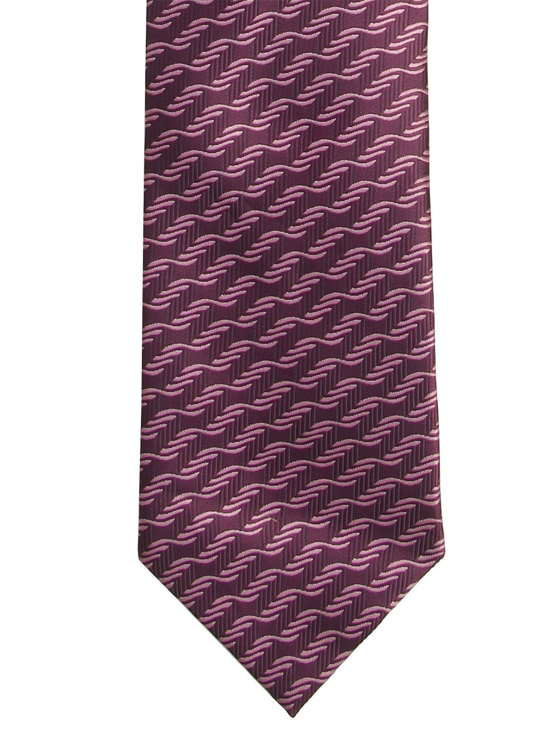 

Calvadoss Men Purple & White Woven Design Broad Tie