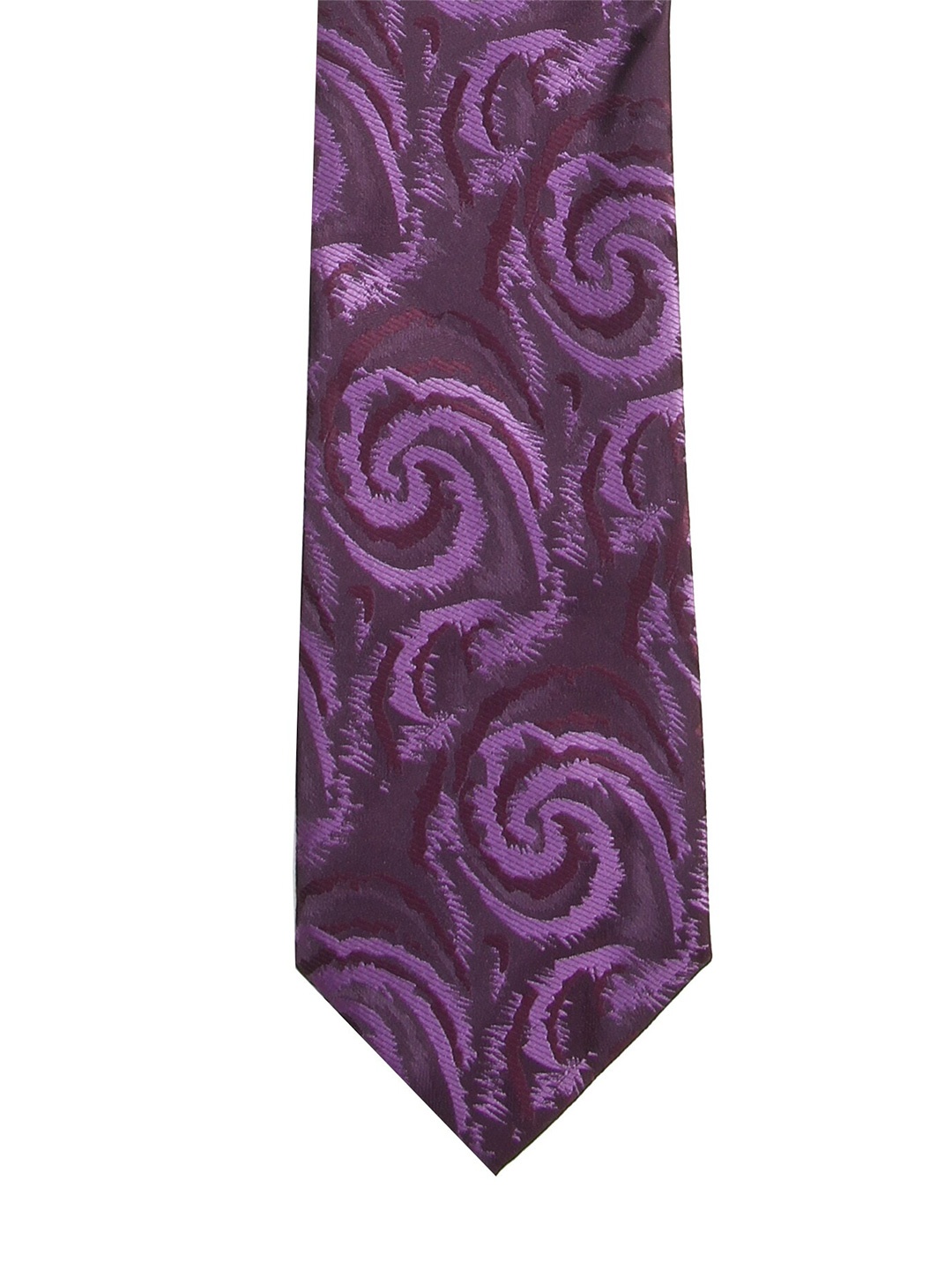 

Calvadoss Men Purple Woven Design Broad Tie