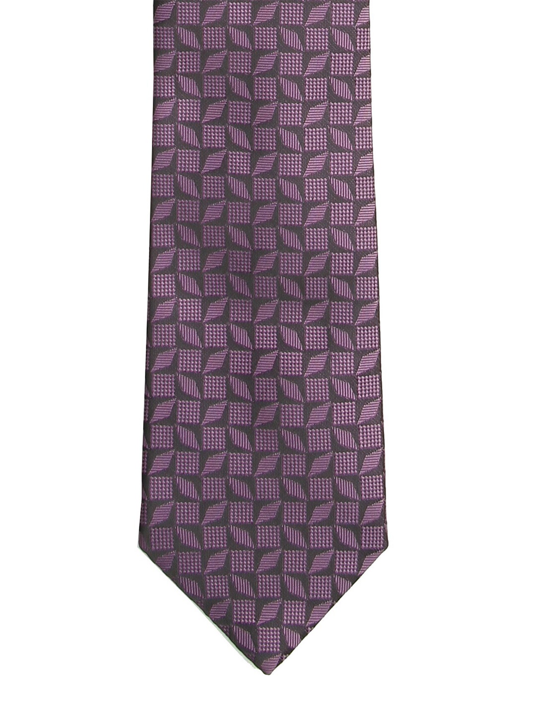 

Calvadoss Men Purple Woven Design Broad Tie