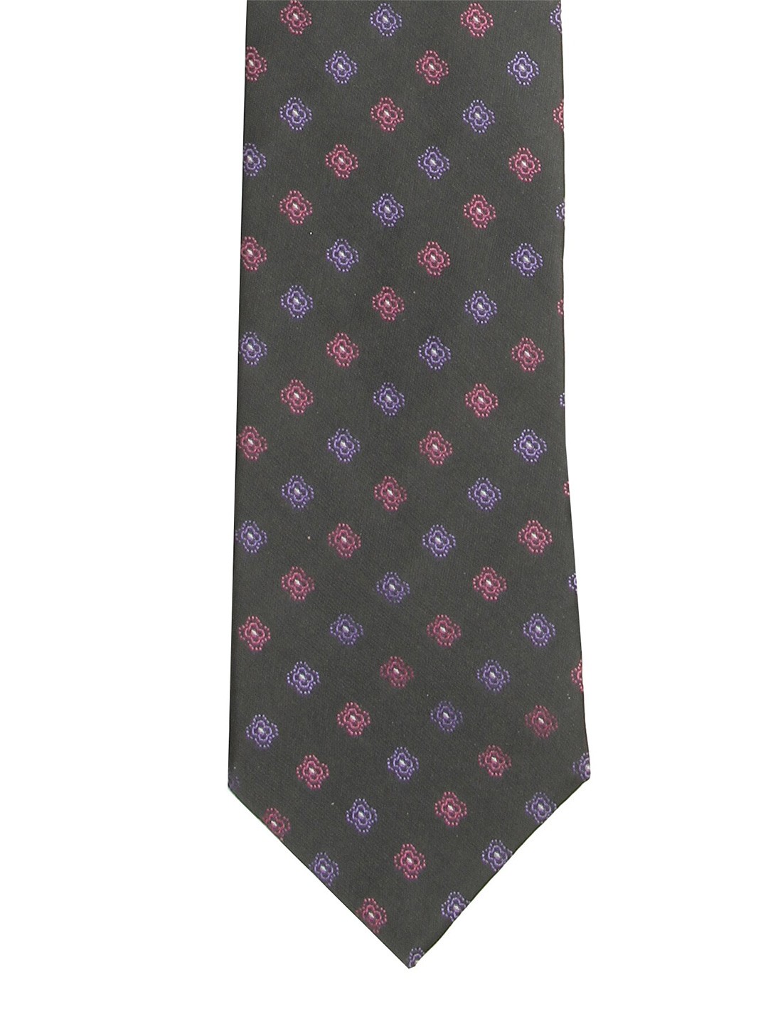 

Calvadoss Men Purple & Pink Woven Design Broad Tie