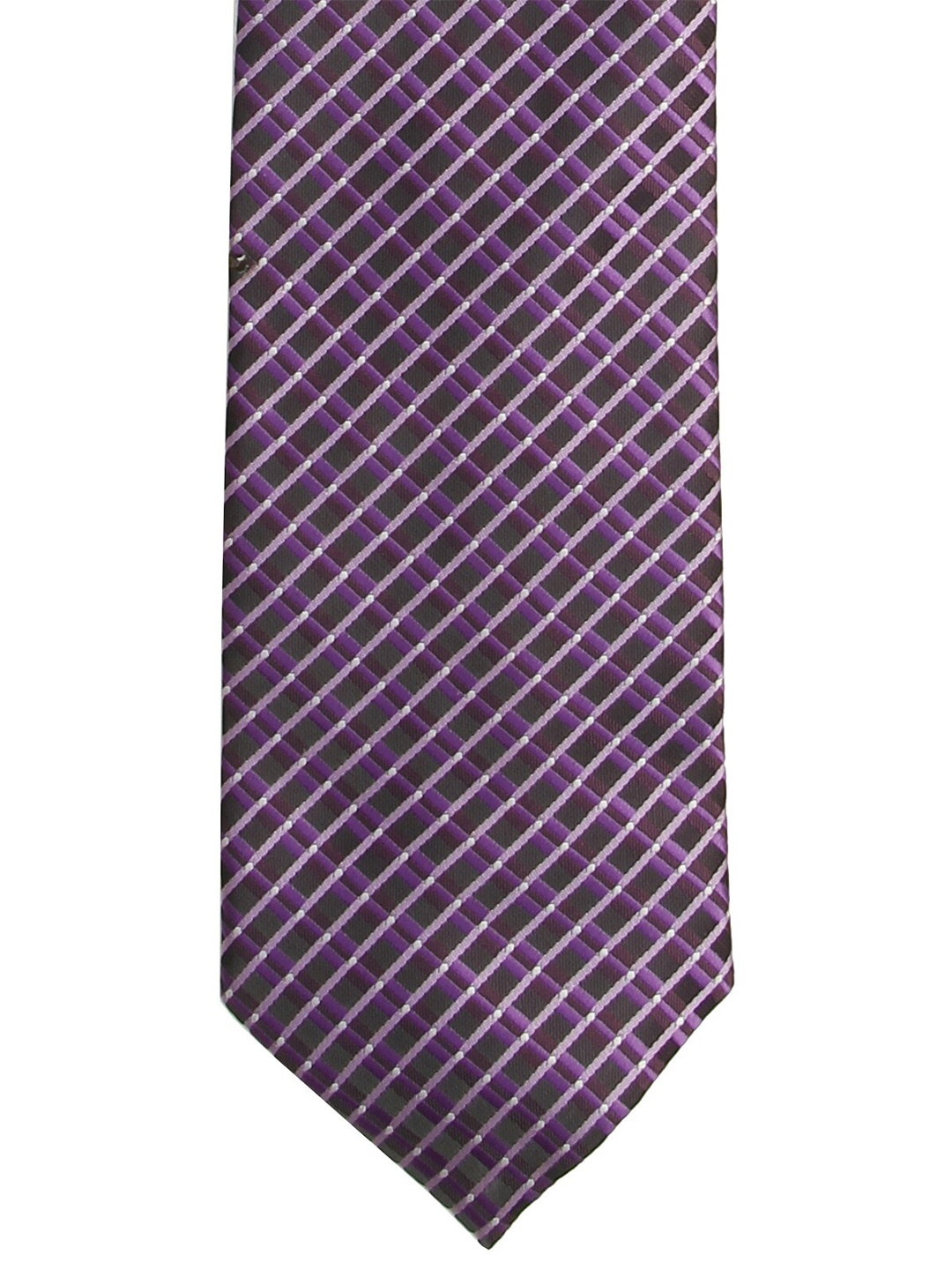 

Calvadoss Men Purple Woven Design Broad Tie