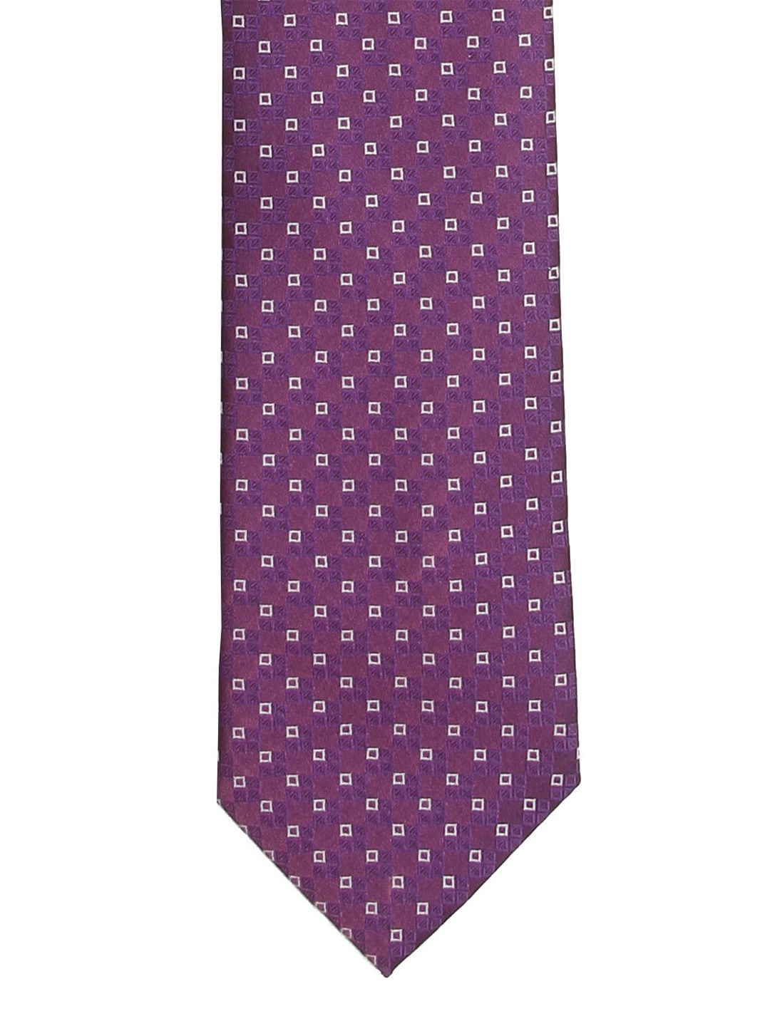 

Calvadoss Men Purple & White Woven Design Broad Tie