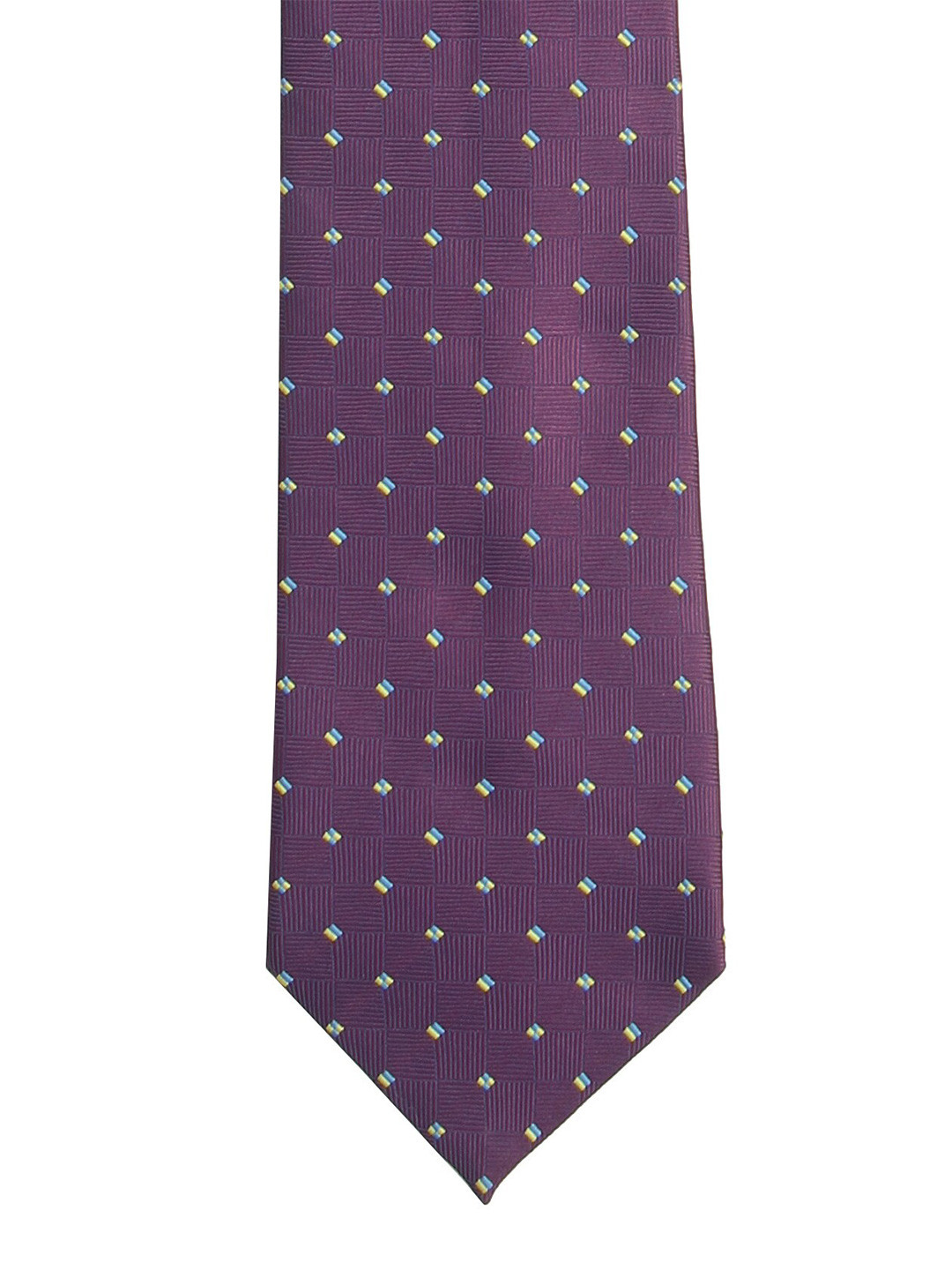 

Calvadoss Men Purple & Blue Woven Design Broad Tie