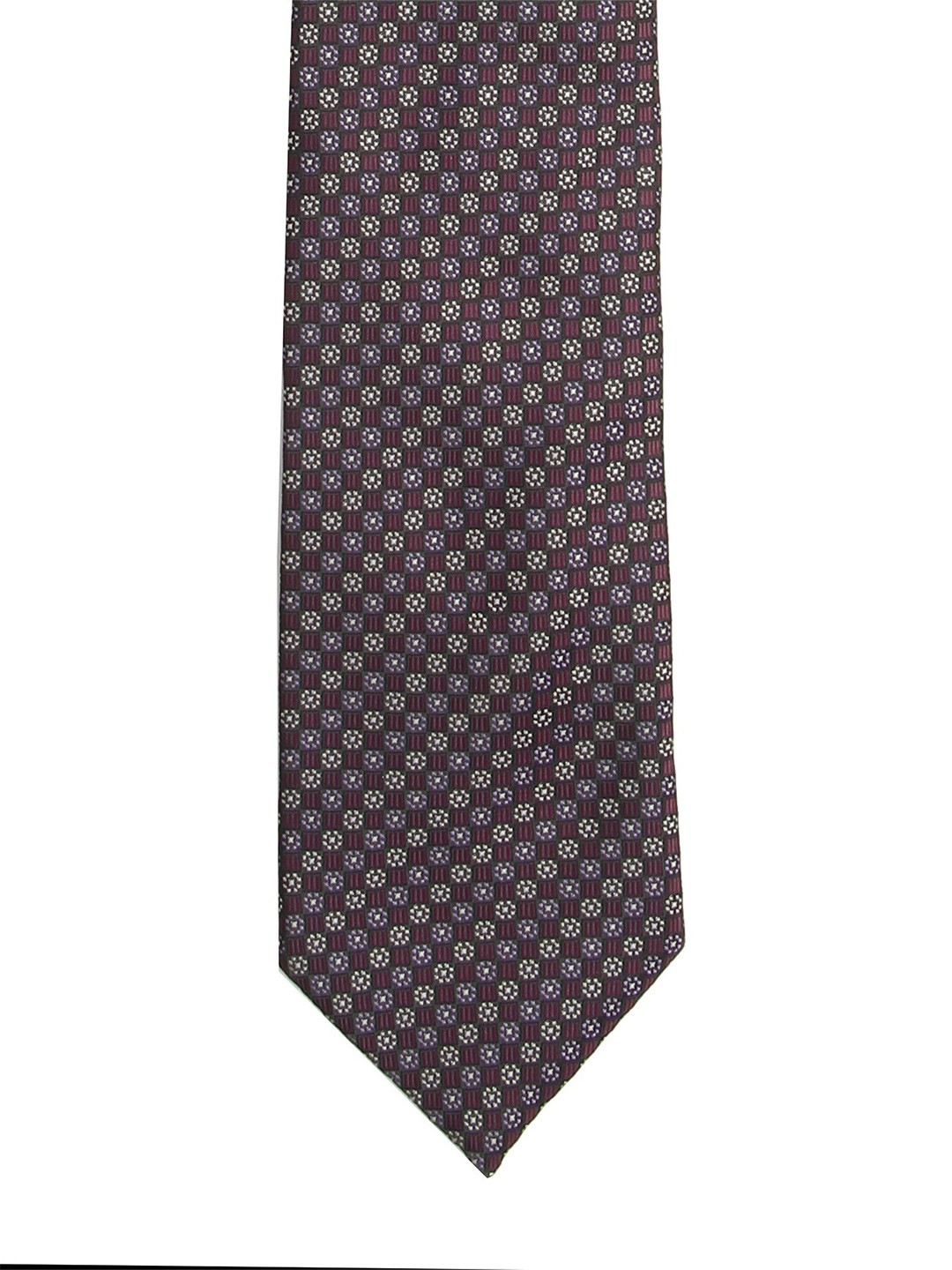 

Calvadoss Men Purple Woven Design Broad Tie