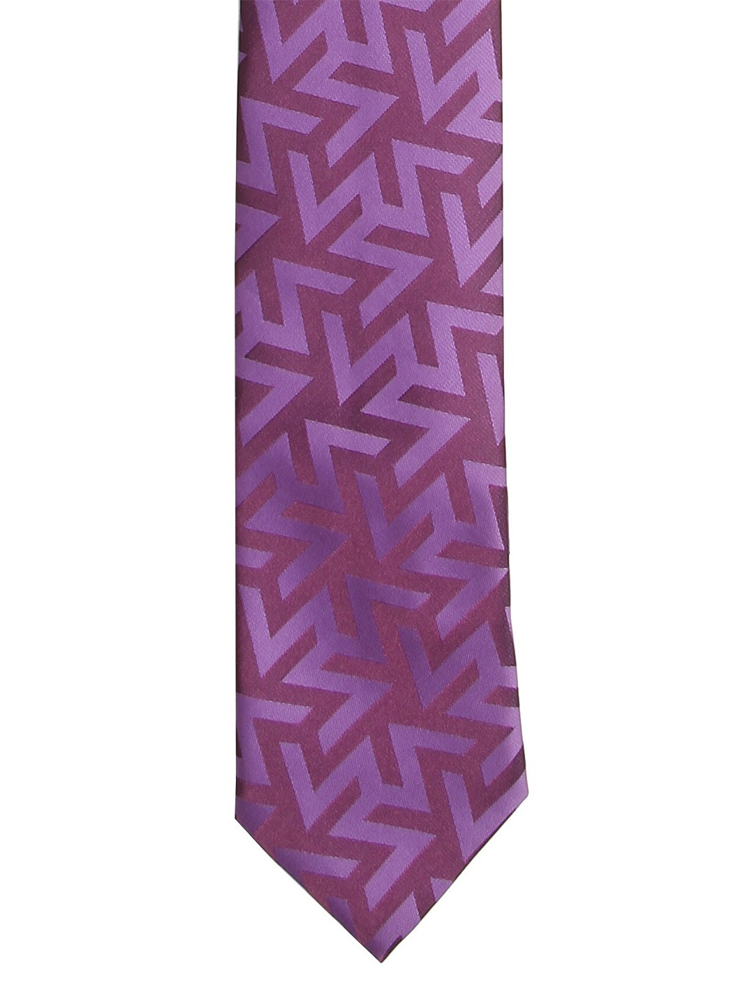 

Calvadoss Men Purple Woven Design Broad Tie