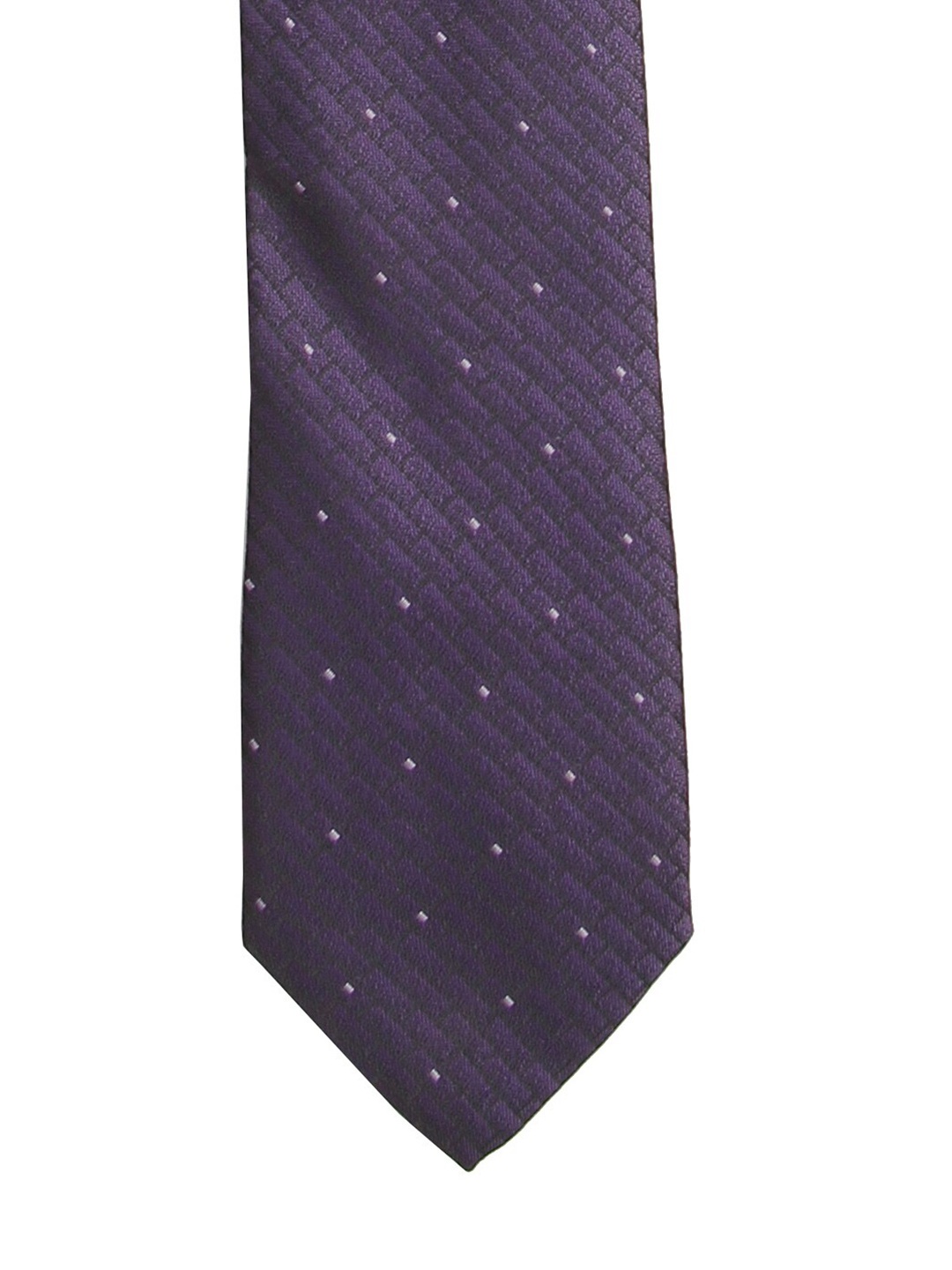 

Calvadoss Men Purple Woven Design Broad Tie