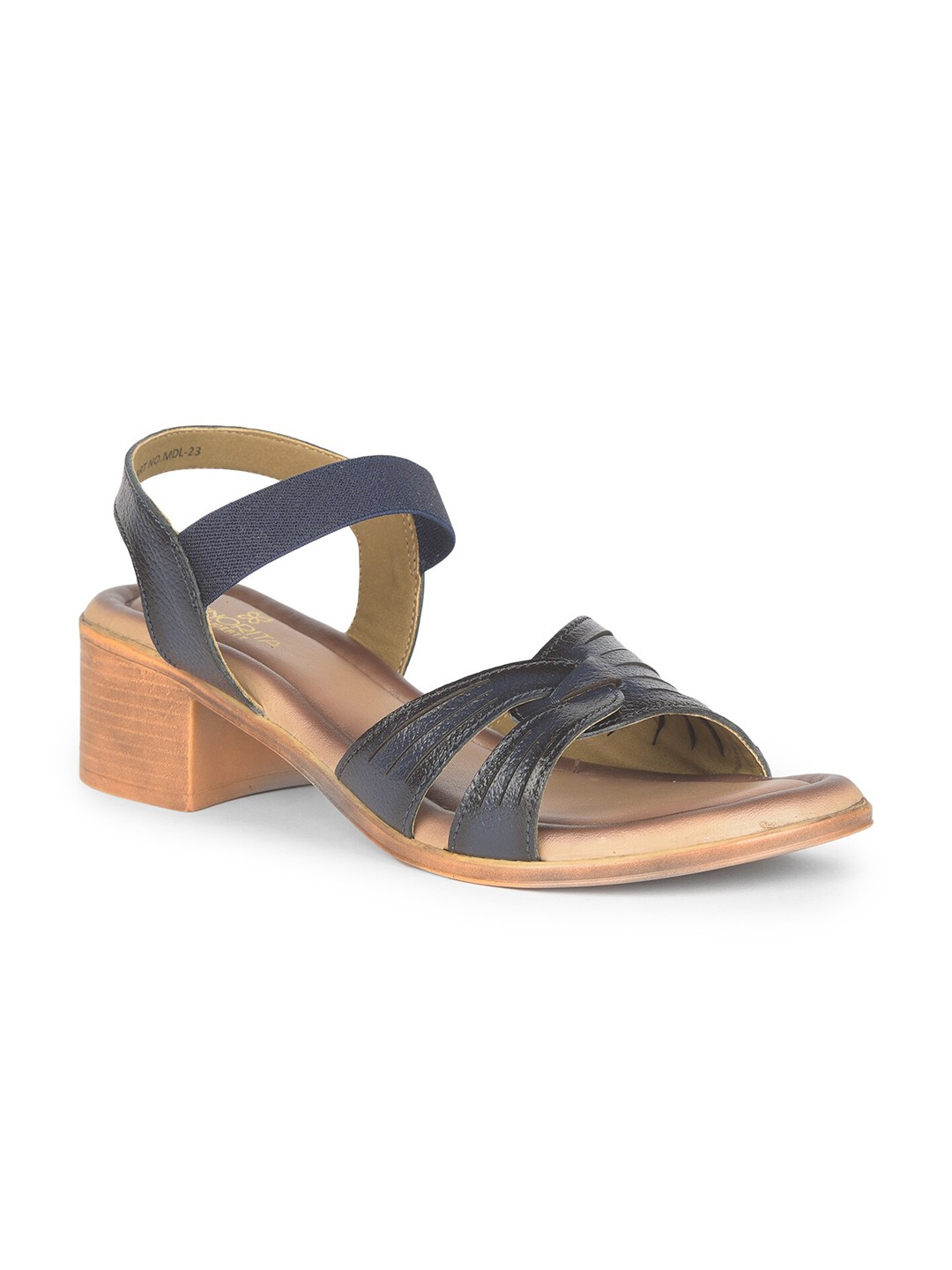 

Liberty Open Toe Block Heels, Blue