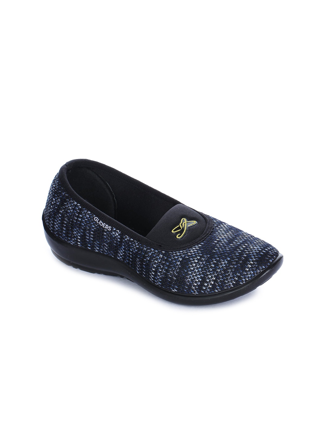 

Liberty Women Navy Blue & Black Printed Ballerinas Flats