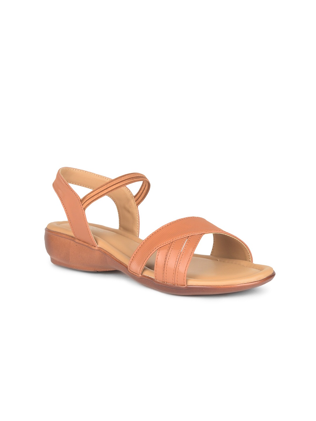 

Liberty Open Toe Comfort Heels, Tan