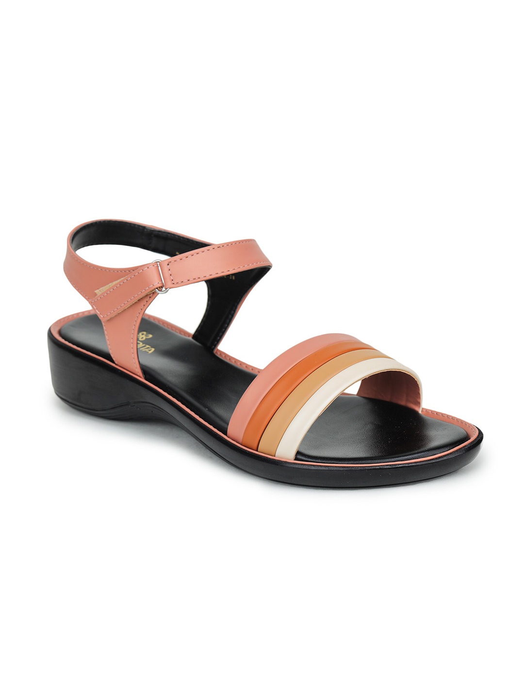 

Liberty Striped Comfort Heels, Pink