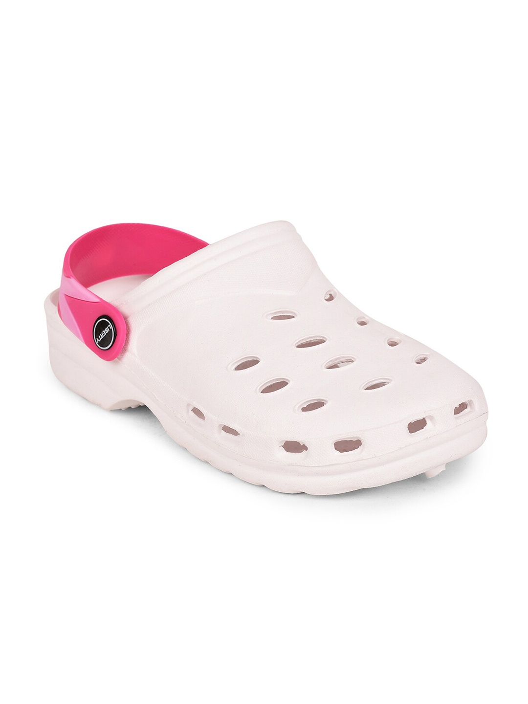 

Liberty Women Pink Self Design Clogs