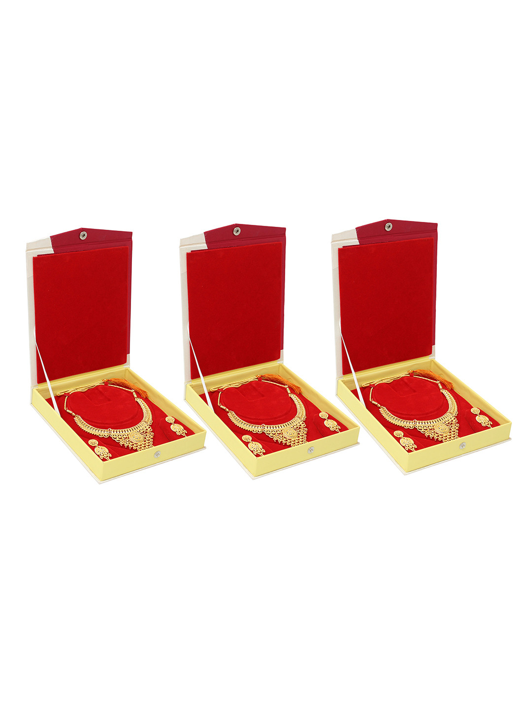 

atorakushon Cream Colorblocked Jewellery Storage Box