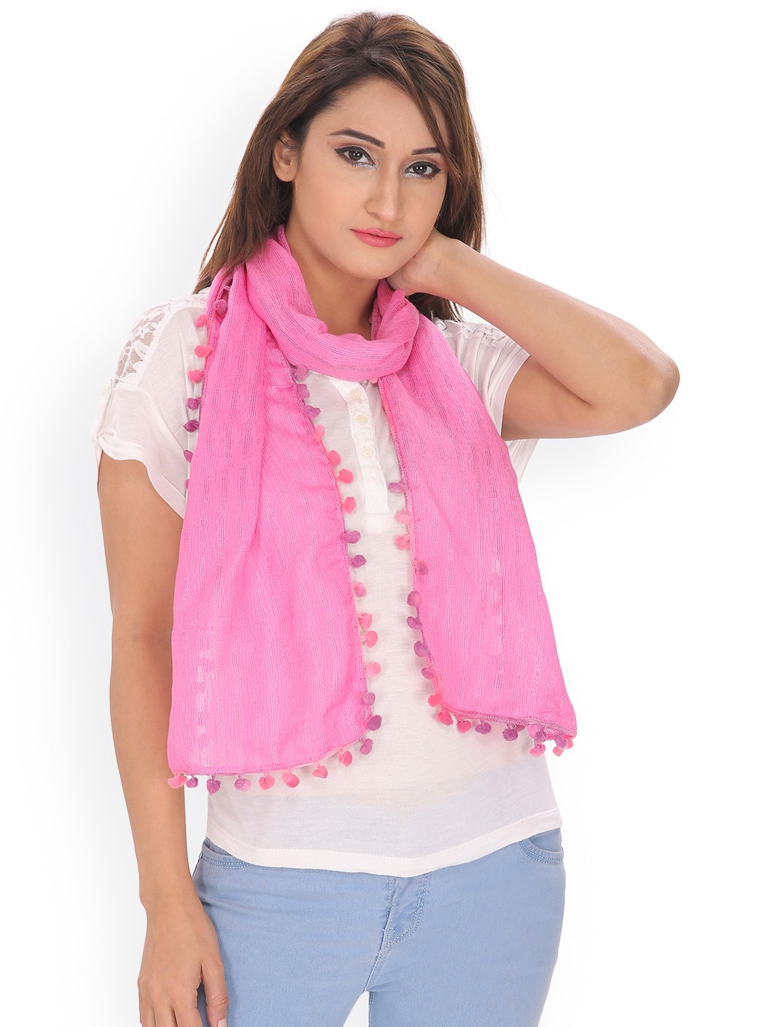 

Anekaant Pink Stole