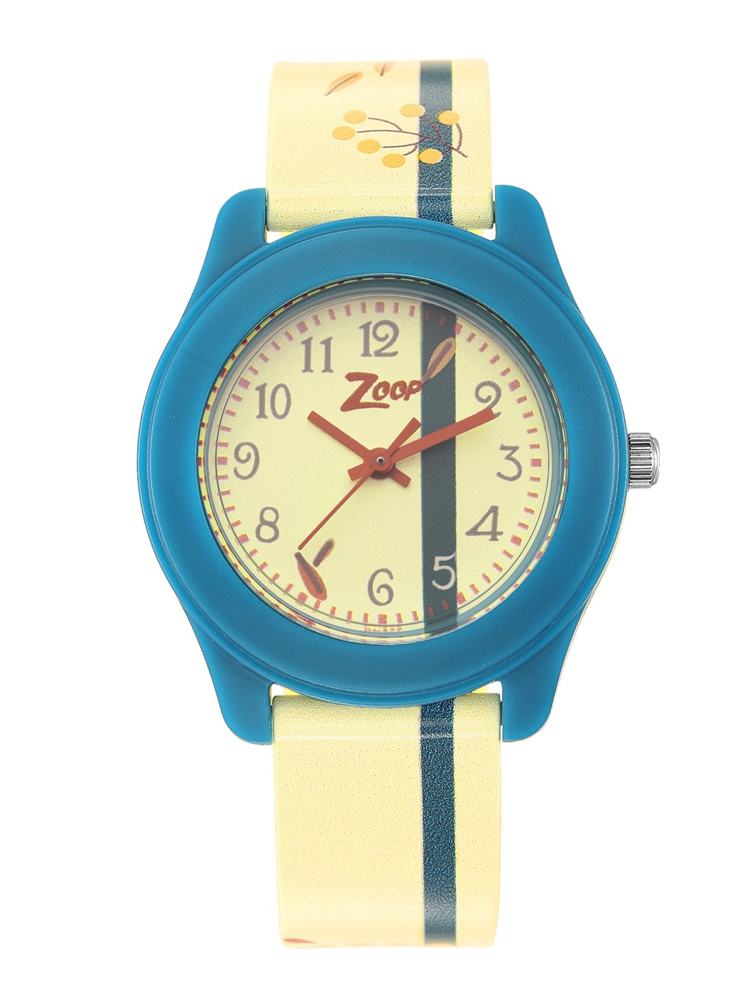 

ZOOP from TITAN Kids Blue & Cream Printed Dial Silicon Straps Analogue Watch