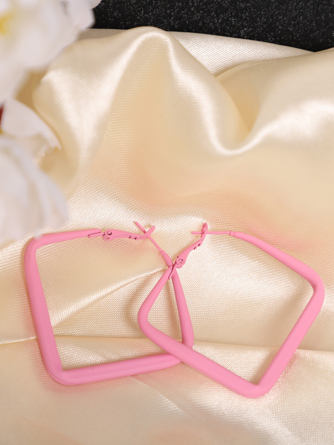 

YouBella Pink Square Earrings