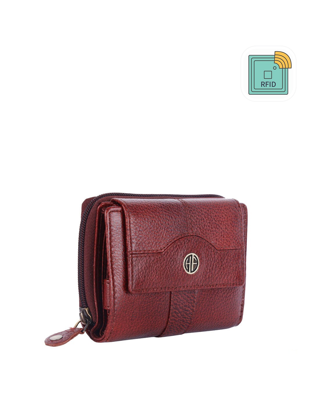 

HAMMONDS FLYCATCHER Women Brown Leather Two Fold Wallet