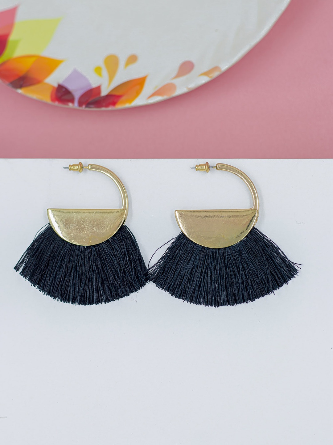 

Bellofox Black Half Hoop Earrings