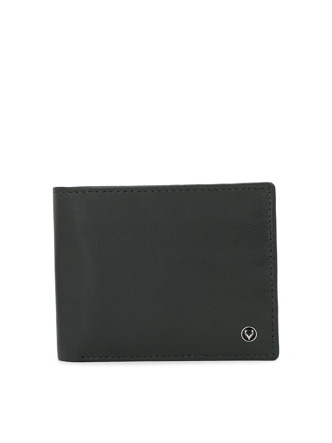 

Allen Solly Men Green Leather Two Fold Wallet